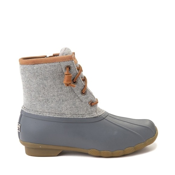 Sperry Women's Saltwater Wool Embossed Duck Boot w/ Thinsulate™ Size 5 - Picture 1 of 13